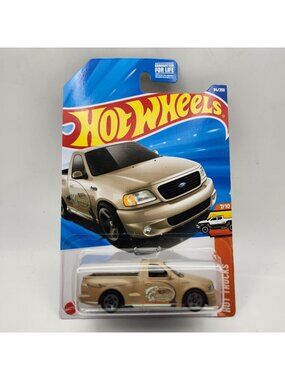 Hot Wheels 99 Ford F150 SVT Lightning Tan 2025 Hot Trucks 7/10 94/250